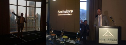 Pictured Above and Below: Sotheby's International Realty remains a large supporter of AREAA initiatives and was a proud sponsor of the opening ceremony for the AREAA Global & Luxury Summit presented by Global Vice President, Michael Valdes